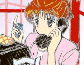 なんでこの電話黒いんだろ？